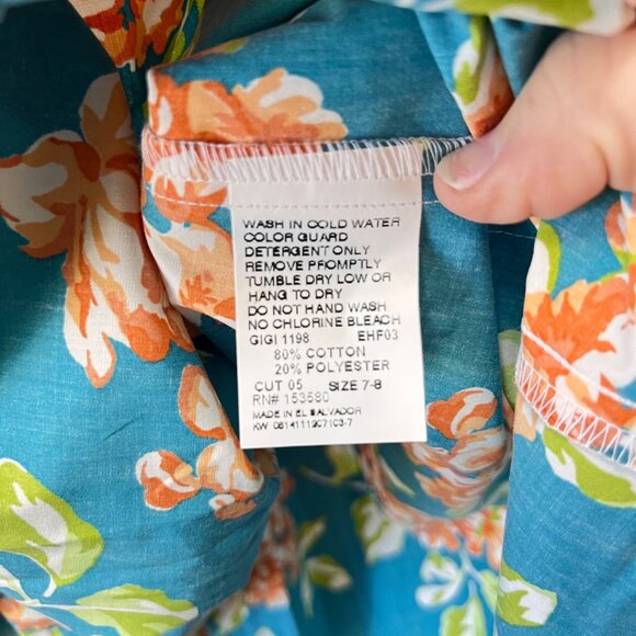 Eleanor Rose Harrington Floral‎ Gigi Dress - Size 7/8 - Picture 2 of 4